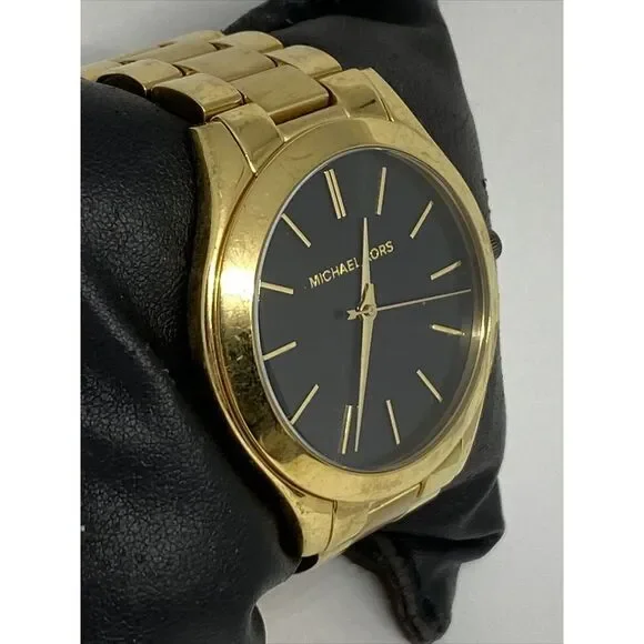 Michael Kors MK3179 Women's Stainless Steel Analog Gold Dial Quartz Watch LJ318 - Picture 5 of 12